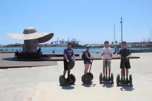 The photos of valencia seaport segway tour