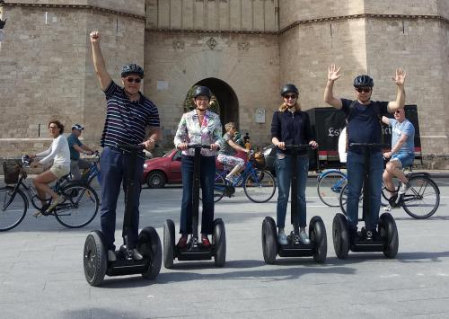 The photos of grand city group segway tour