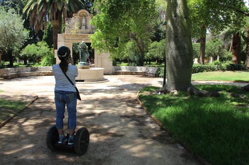 De foto`s van segway tour door turia-tuinen