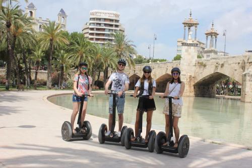 De foto`s van segwaytour met 3 parken