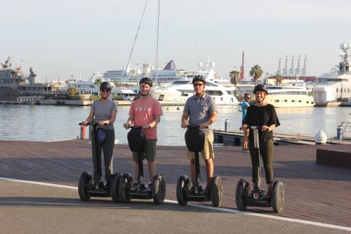 The photos of valencia seaport segway tour