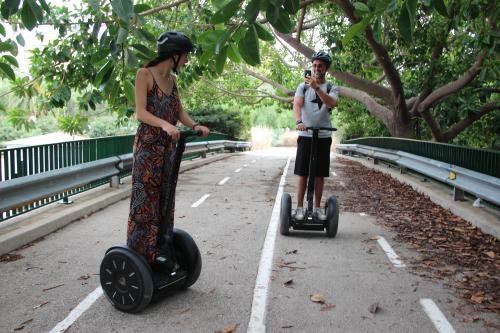 The photos of grand city group segway tour